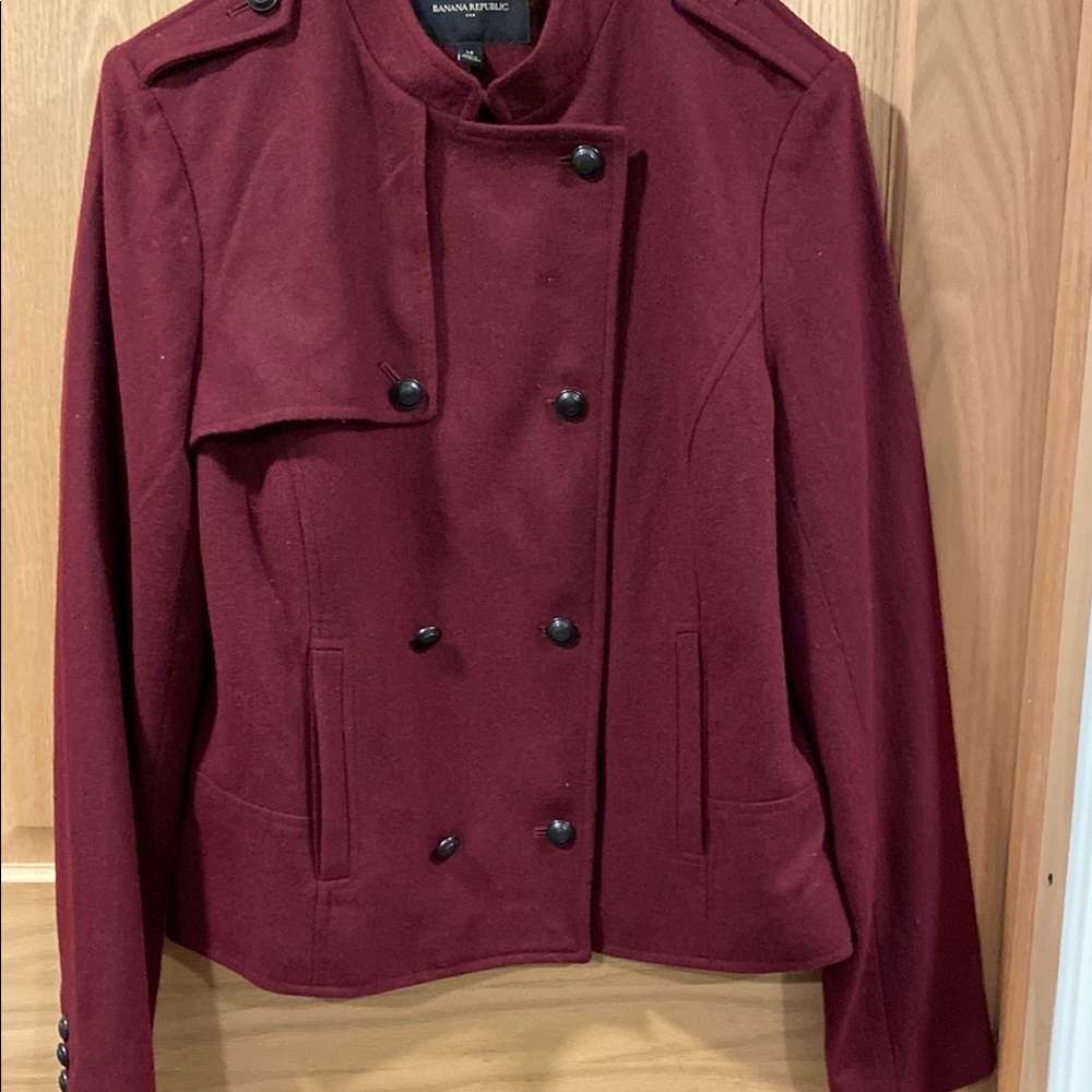 Banana Republic Women's Burgundy Jacket